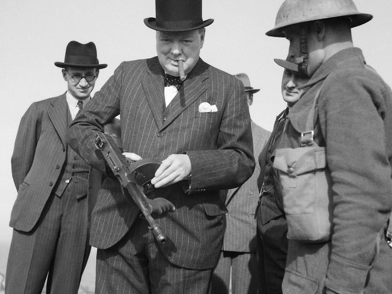 Churchill z brzostrelko Vir: Wikipedia
