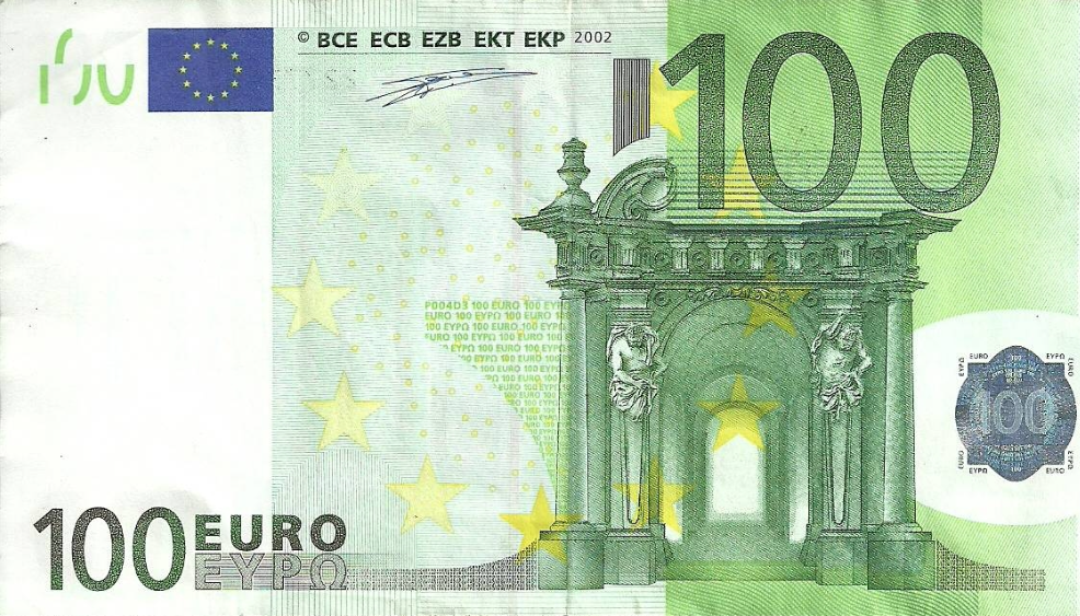 100 evrov
