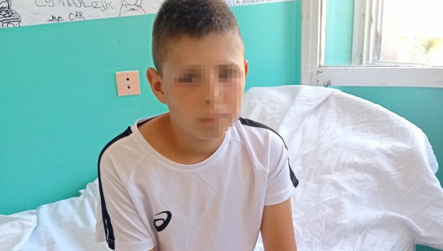 Pretepeni deček  na Kosovu  Vir: Novosti, Twitter