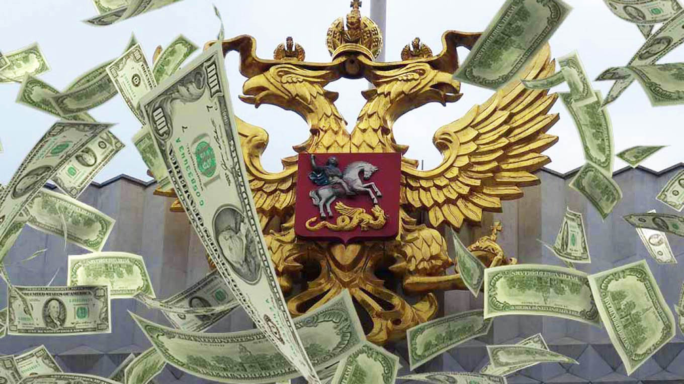 Ruski orel se upira odlivu dolarjev...