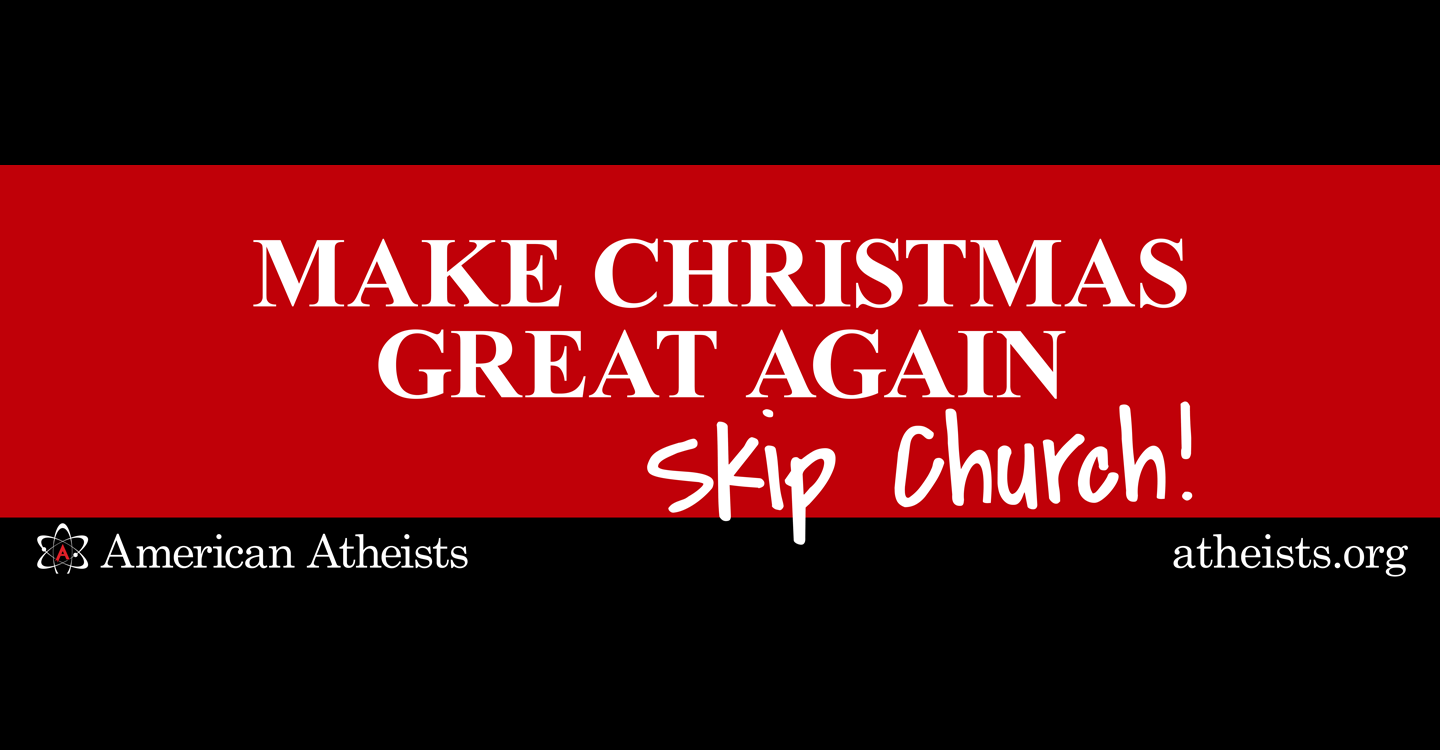 Kdo potrebuje Božič? Vir:atheists.org