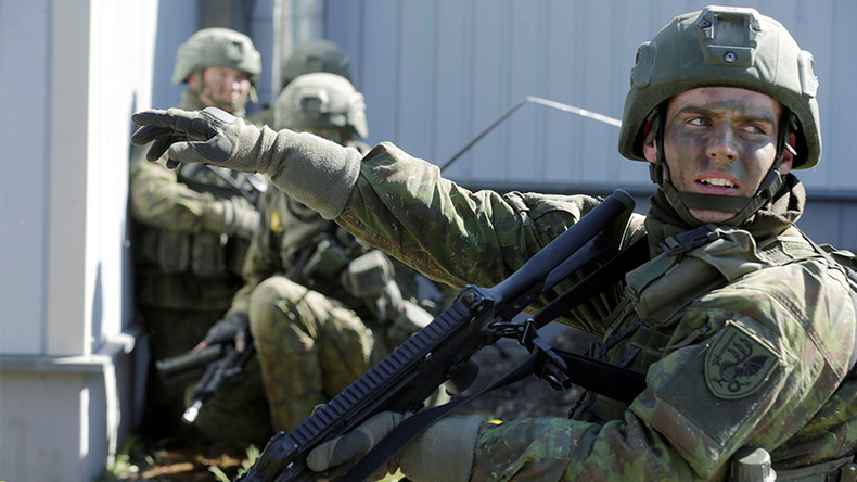 Ameriški vojaki v Estoniji   Vir: Twitter
