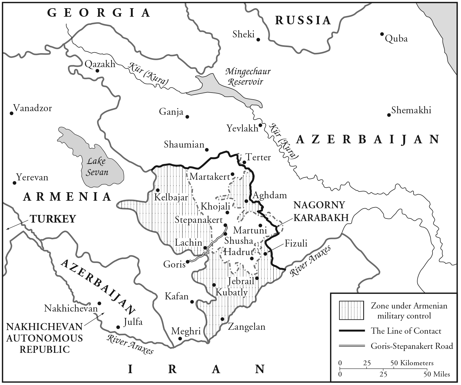Frontne linije ob Gorskem Karabahu