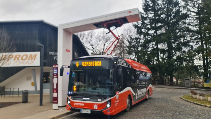 Električni avtobus v Mariboru