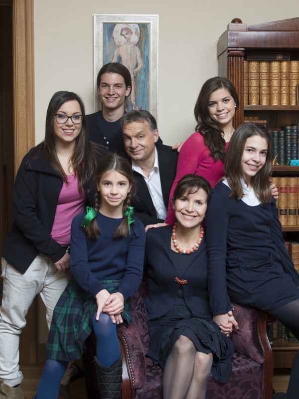 Viktor Orban z družino