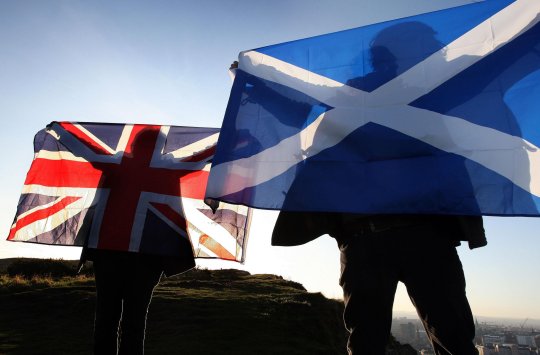 Britanska in škotska zastava