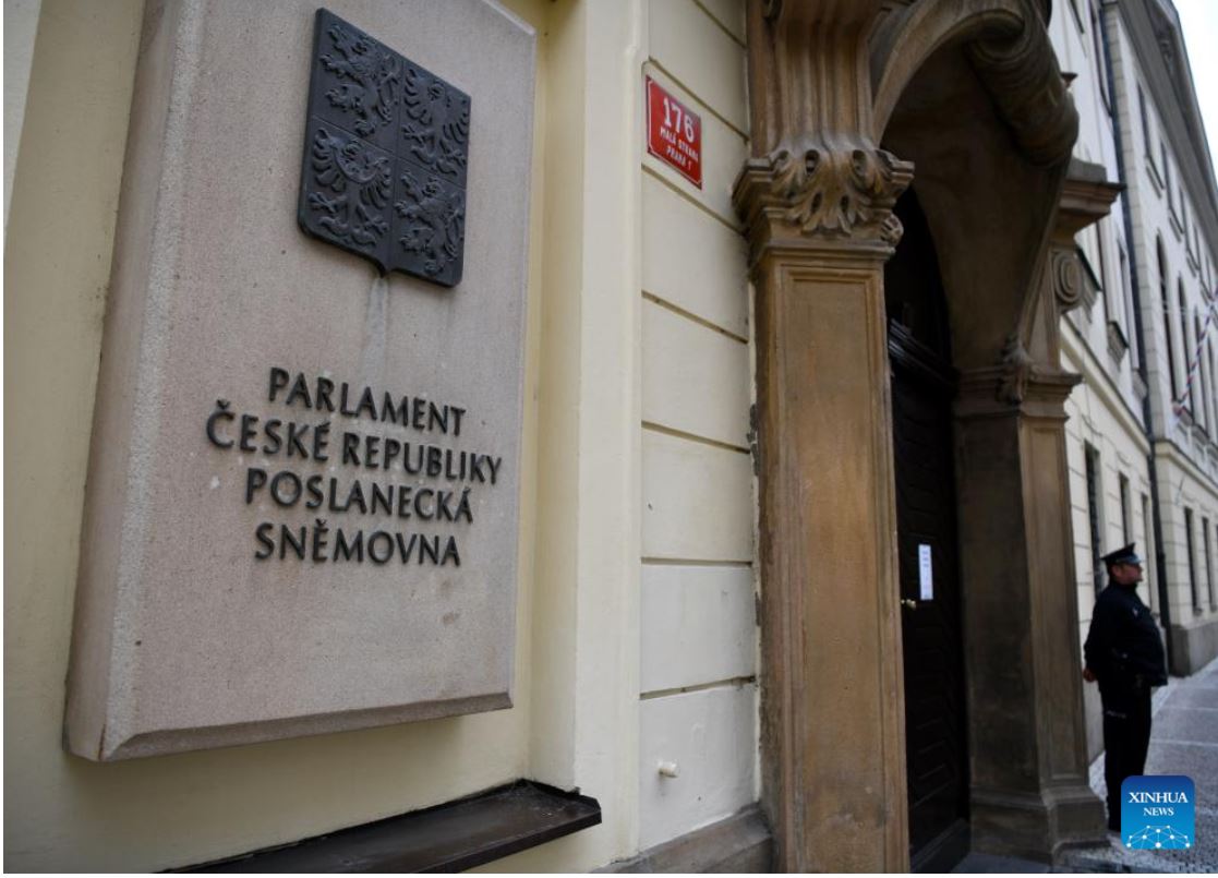 Vhod v češki parlament Vir: Xinhua