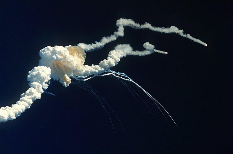 Challenger - eksplozija Vir:Wikipedia