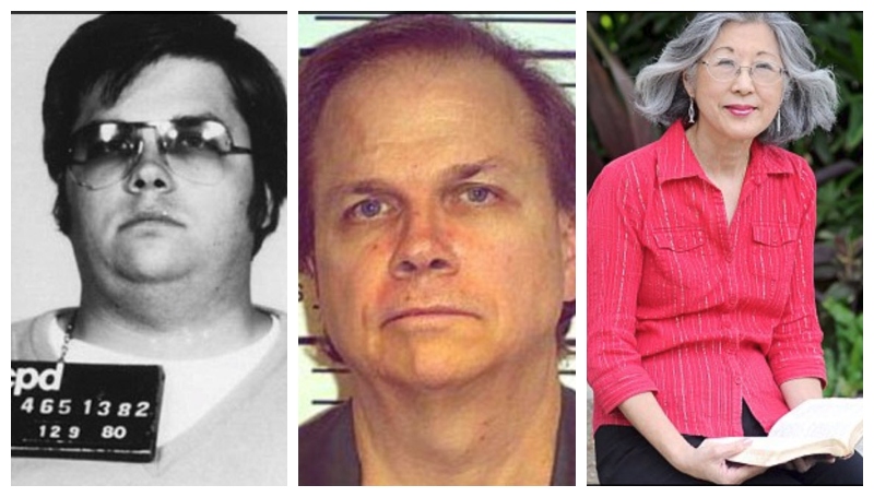 Mark Chapman in soproga