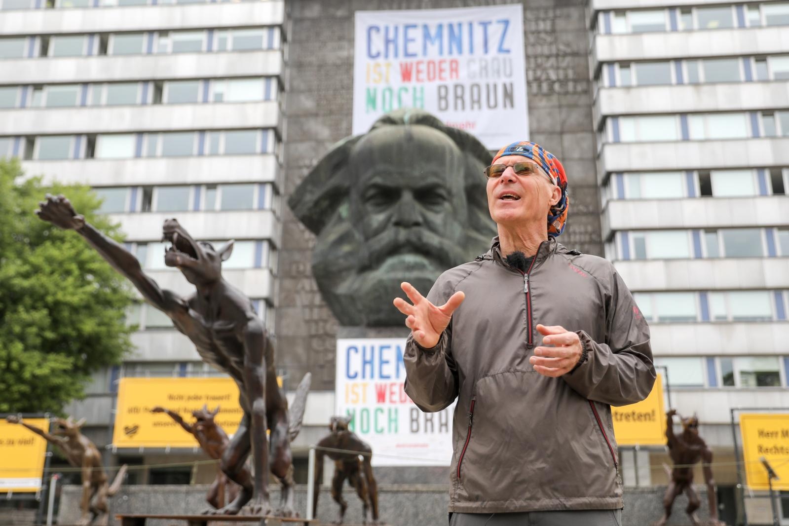 Chemnitz - protest umetnika
