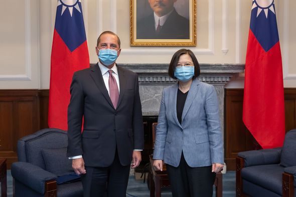 Ameriški minister in tajvanska predsednica