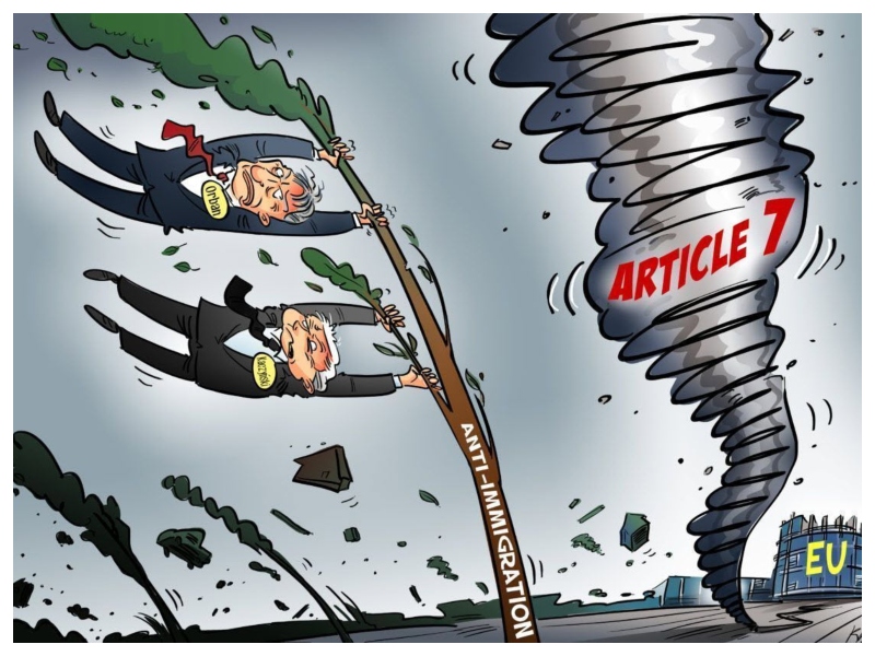 Tornado zaradi člena 7 - Politico, Vir: Twitter