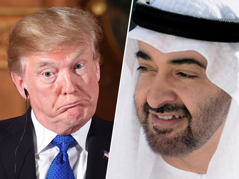 Donald Trump in Mohamed bin Zajed