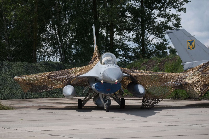 F-16 v Ukrajini Vir: X