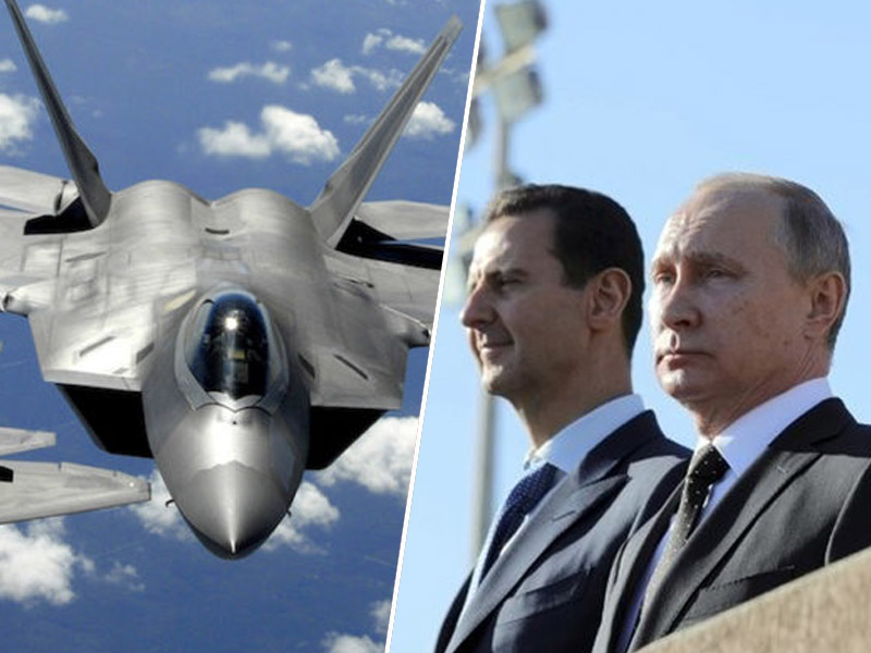 F22 Rusija in Sirija