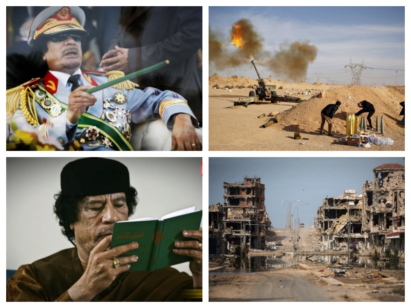 Gadafi in Libija