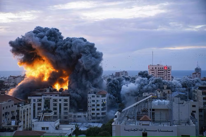 Bombardiranje Gaze  Vir: X