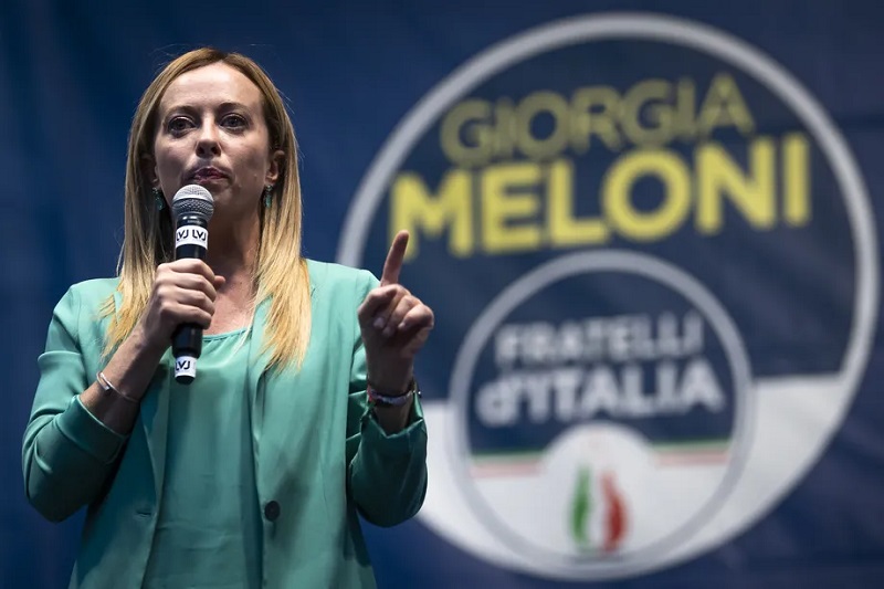 Giorgia Meloni  Vir: Telegram