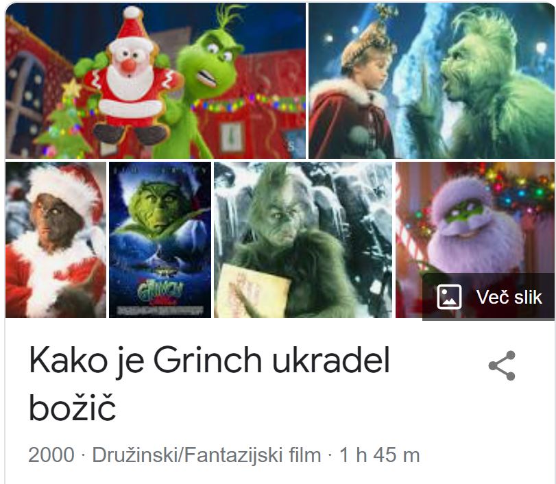 Kako je Grinch ukradel božič - posnetek zaslona