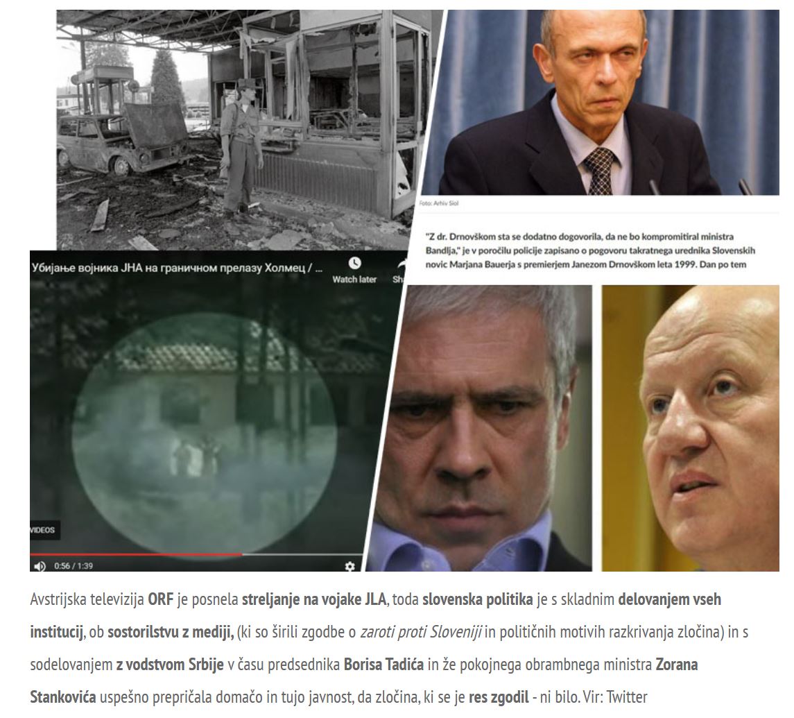 Glavni akterji afere Holmec