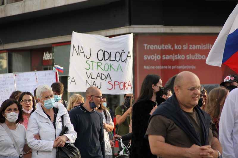 Protest 28.05.2021  Vir: Insajder.com