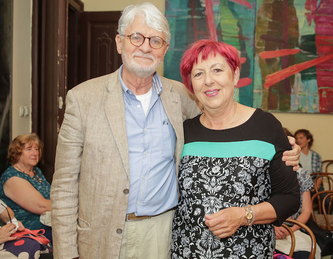 Ivo Svetina in Aksinja Kermauner Vir:Portal Plus Ivo Svetina in Aksinja Kermauner Vir:Portal Plus