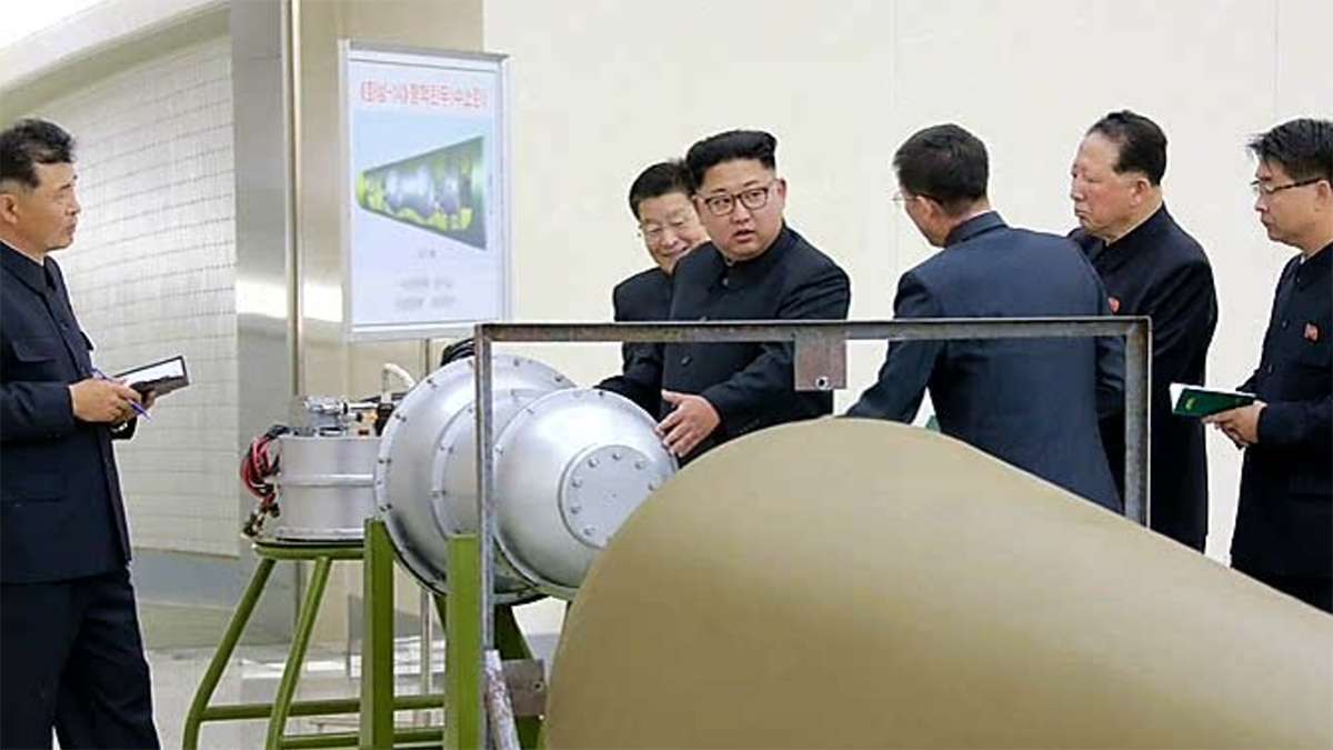Vodikova bojna glava severnokorejske medcelinske rakete