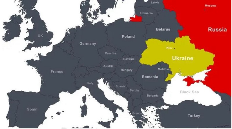 Kaliningrad - zemljevid