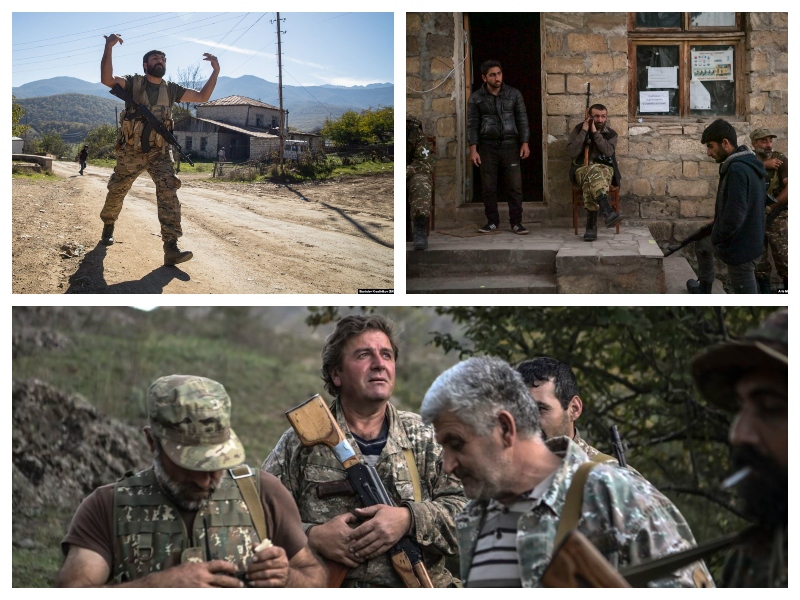 Armenski borci v Gorskem Karabahu
