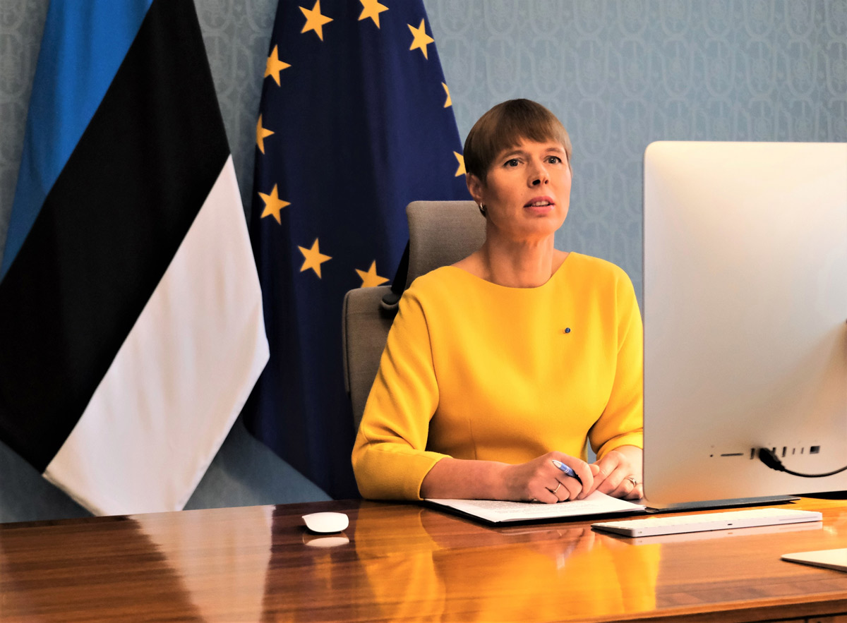 Estonska predsednica Kersti Kaljulaid