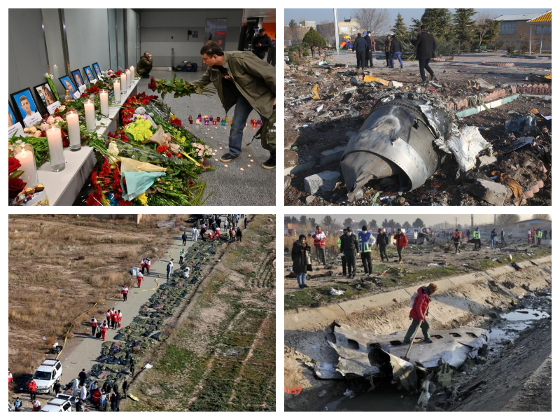Padec ukrajinskega letala v Iranu