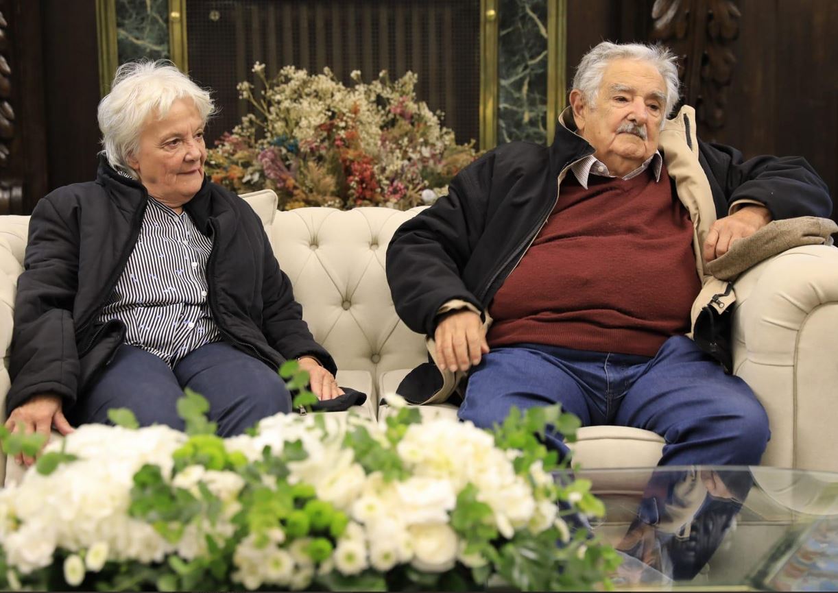Lucia Topolansky in Jose Mujica