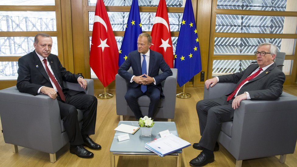 Obisk Erdoğana v Bruslju maja 2017  Vir: EK