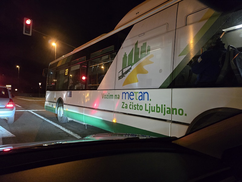 Vrhunec napredka v Ljubljani - avtobusi na metan