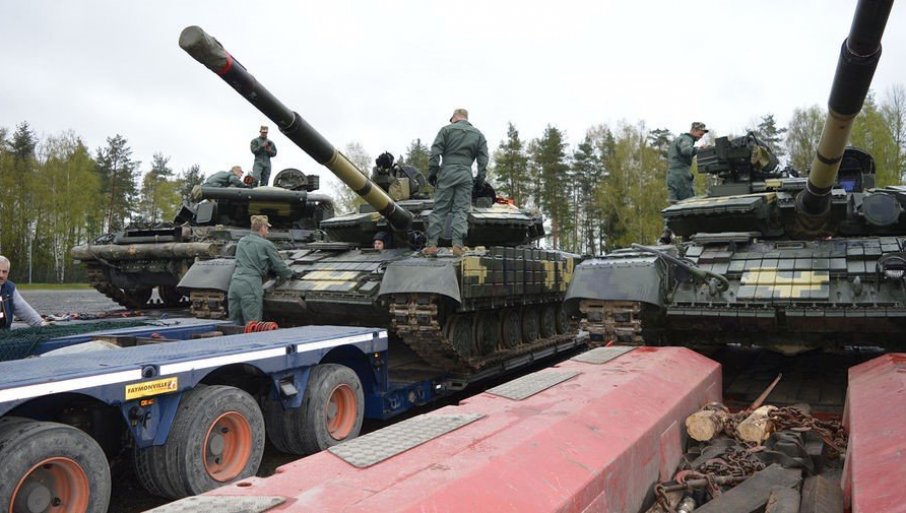 Ukrajinski tanki  Vir: MO UKR