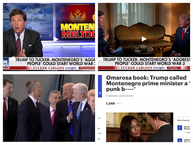 Črna gora - Donald Trump