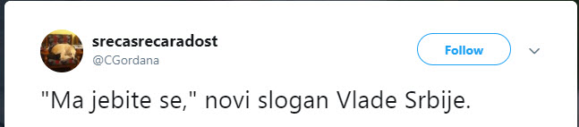 Slogan vlade Srbije