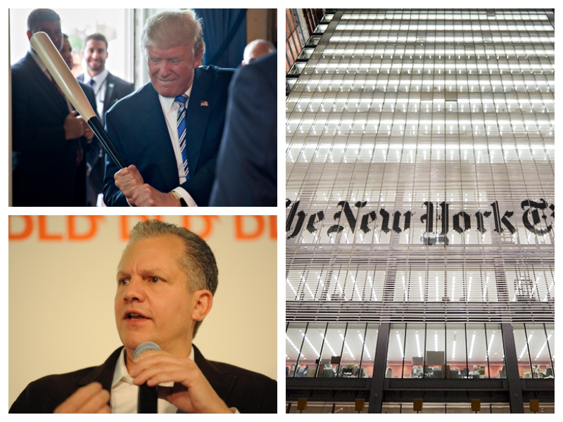 Sulzberger in Trump ter NYT in mediji