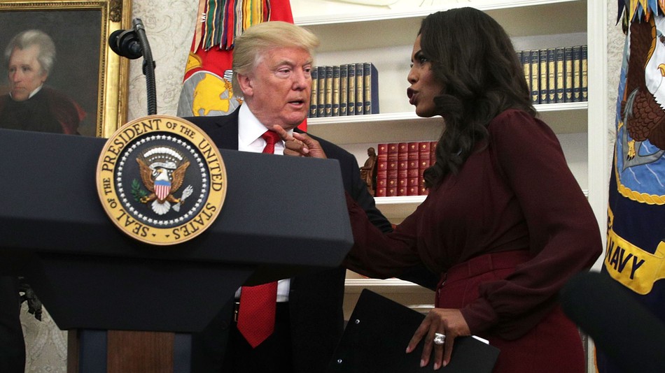 Omarosa in Trump Vir:Pixell