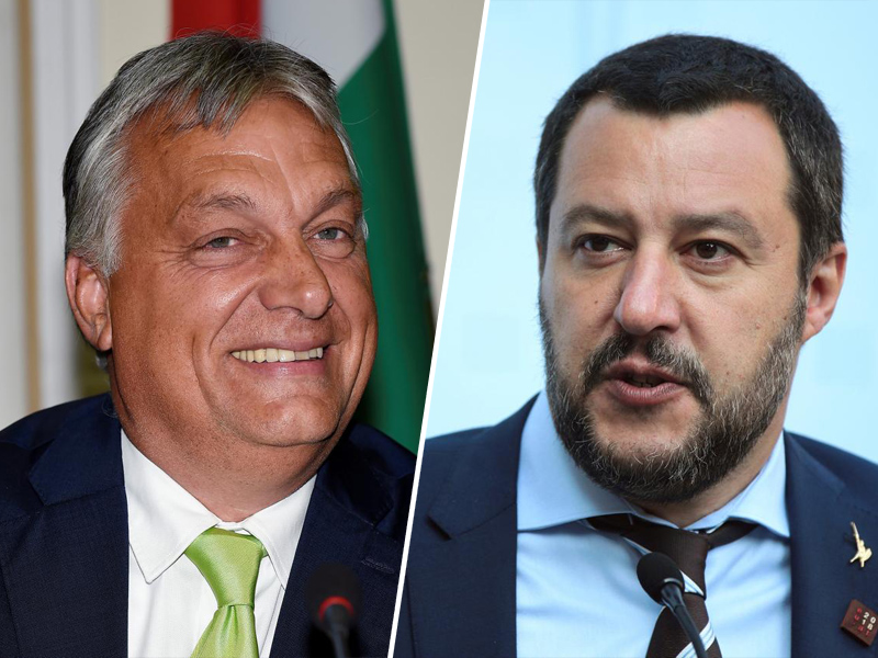 Viktor Orban in Matteo Salvini