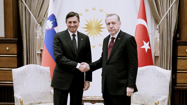 Pahor in Erdogan   Vir:Twitter