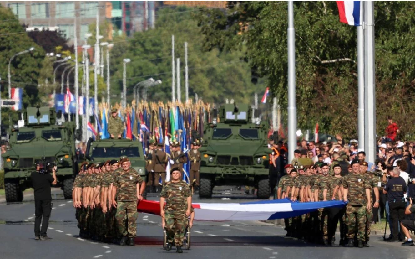 Parada v Zagrebu 31.7.2025  Vir: Tanjug, X