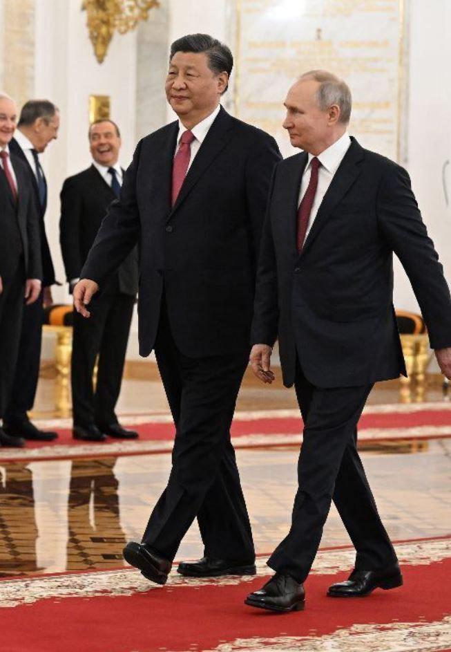 Xi Jinping in Vladimir Putin Vir:Xinhua