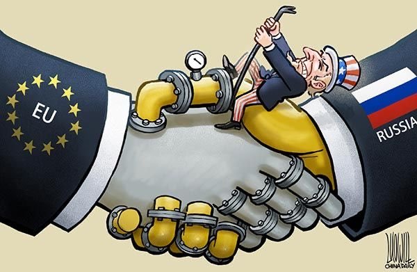 Američani si želijo prekiniti trgovanje med EU in Rusijo...