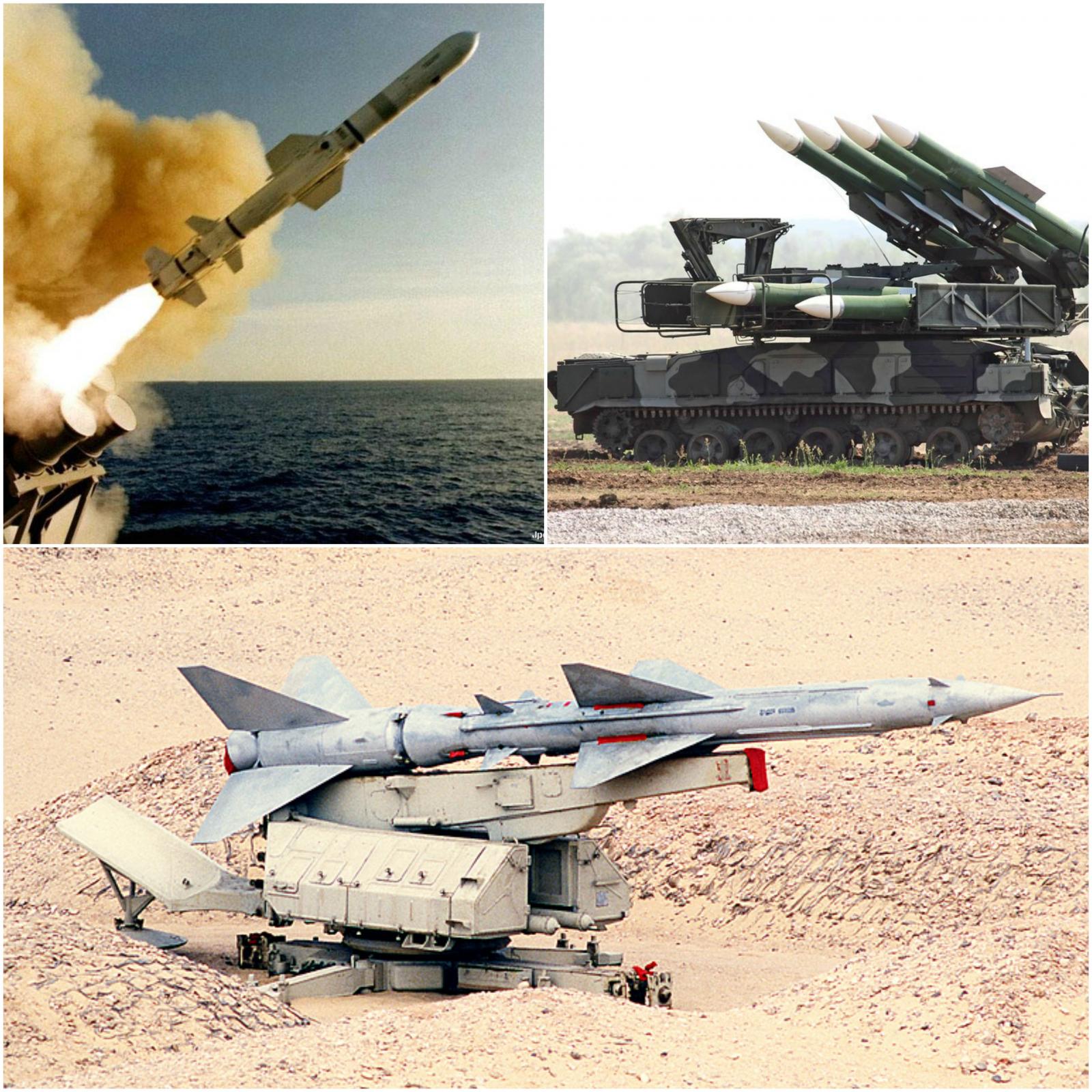 Rakete ob intervenciji v Siriji -ameriški Tomahawk ter ruski raketi Buk in S-200