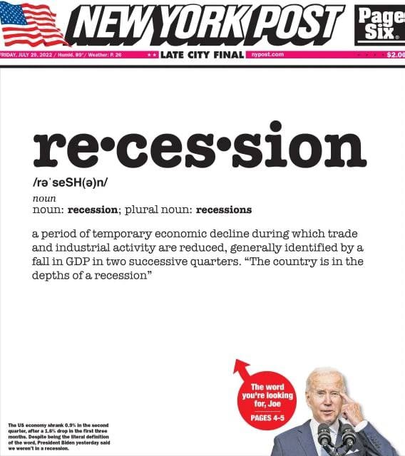 Recesija - New York Post