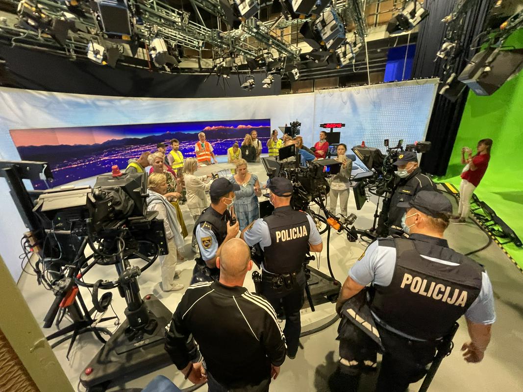 RTV Slovenija, policija