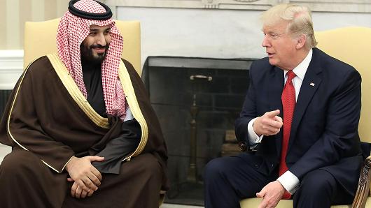 bin Salman in Donald Trump