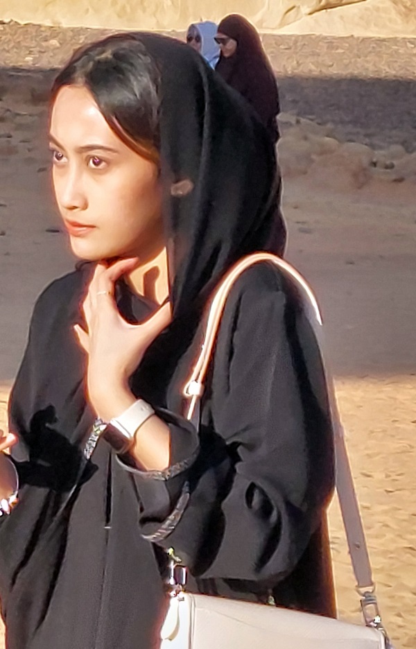 Ženska v Savdijski Arabiji Vir: Janez Mihovec, osebni arhiv