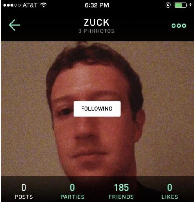 Zuckerberg - avtoportret
